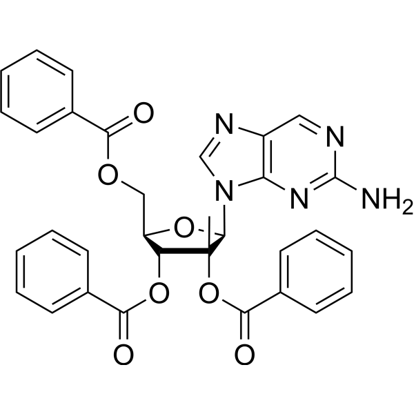 9-(2,3,5-Tri-O-benzoyl-2-C-methyl-β-D-ribofuranosyl)-9H-purin-2-amine 1345969-99-4